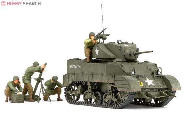 田宮 TAMIYA 35313 1/35 輕型戰車M5A1&迫擊砲小隊 追擊作戰套組 組裝模型 