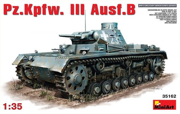 MiniArt 1/35 35162 德國陸軍 三號戰車 Pz.Kpfw.III Ausf.B 