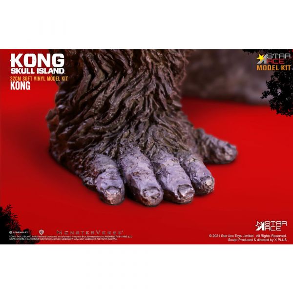 Star Ace X-Plus Kong 1.0 金剛 骷髏島 30cm Soft Vinyl Model Kit 雕像 <素模需上色製作> 