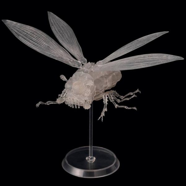 預購8月 海洋堂 TAKEYA 式自在置物 風之谷 牛虻 腐海翅蟲 透明色 可動模型 6.5x17cm 