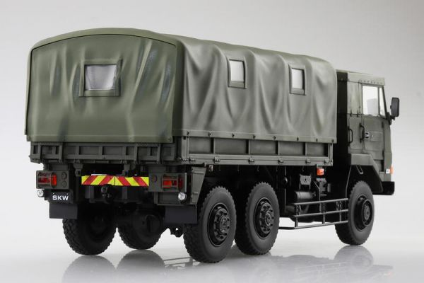 青島社 AOSHIMA 1/35 軍模1 陸上自衛隊 3噸半卡車 SKW-477 組裝模型 
