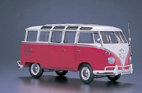 長谷川 HASEGAWA 1/24 汽車模型 HC-10 21210 福斯 Type2 Micro Bus 1963 組裝模型 