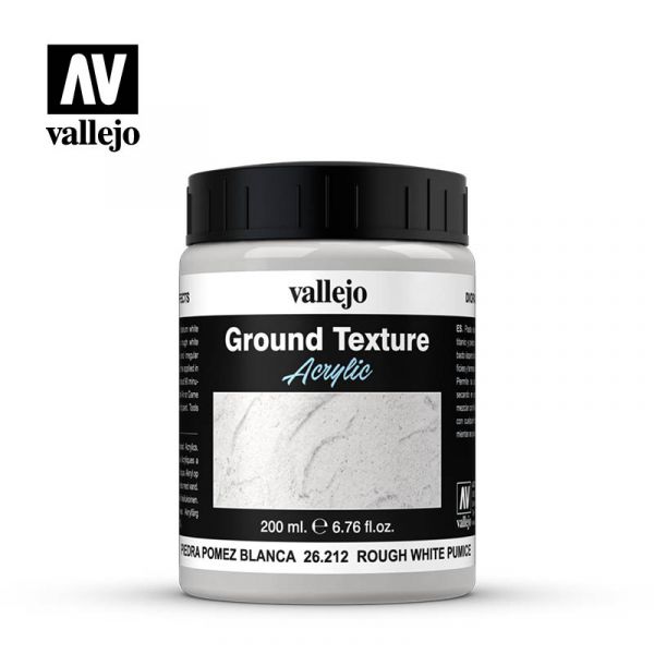 Acrylicos Vallejo - 26212 - 佈景效果 Diorama Effects - 白色浮石 White Pumice - 200 ml. 
