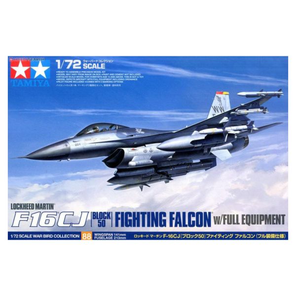田宮 TAMIYA  60788 1/48 飛機模型 LOCKHEED MARTIN F-16CJ [BLOCK 50] FIGHTING FALCON 全裝備版 (盒損) 