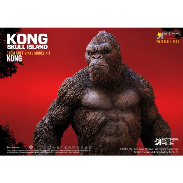 Star Ace X-Plus Kong 1.0 金剛 骷髏島 30cm Soft Vinyl Model Kit 雕像 <素模需上色製作> 