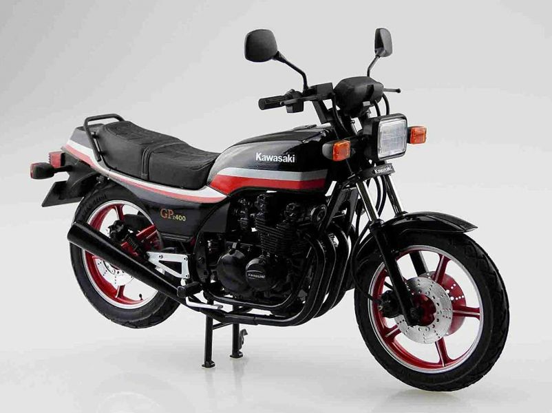 青島社 AOSHIMA 1/12 機車模型Motorcycle Series No.51 Kawasaki Z400GP 組裝模型 (附屬客製零件) 