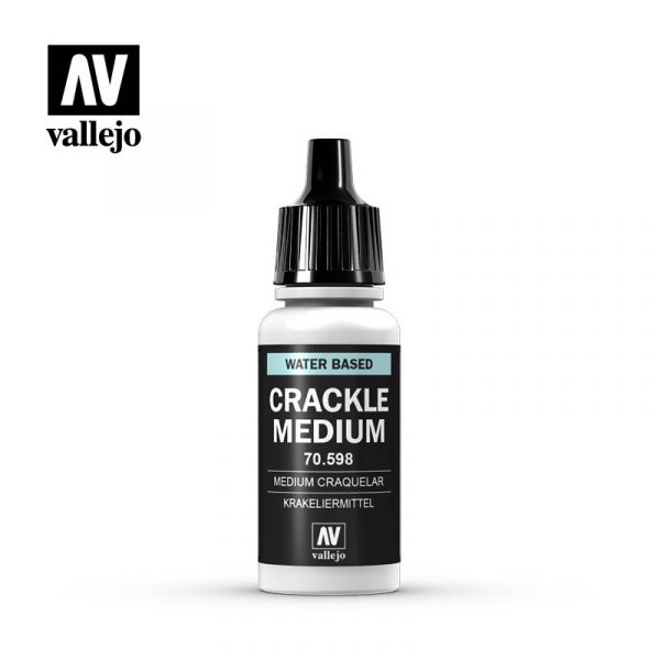西班牙 Vallejo AV水性漆 Auxiliary 70598 輔助溶劑-裂紋劑 17ml 