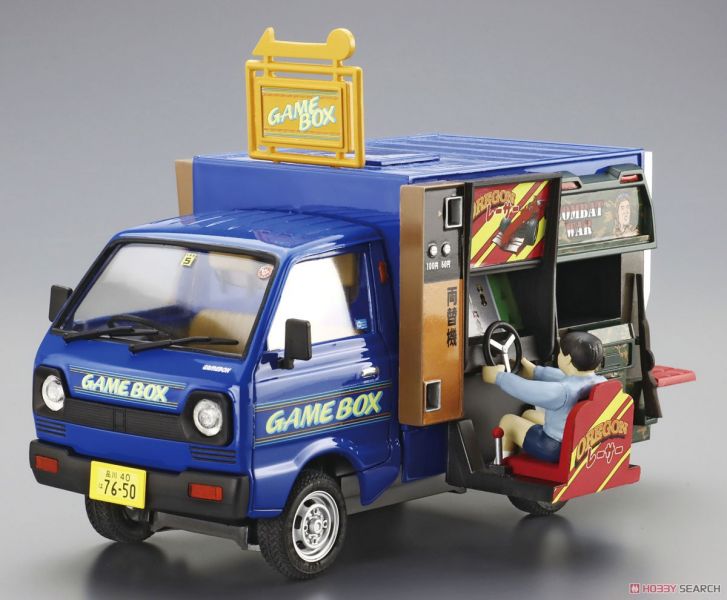 青島社 AOSHIMA 1/24 移動攤販#4 電玩車 組裝模型 