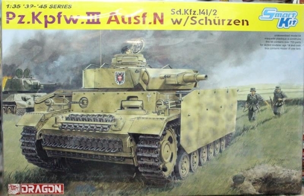 DRAGON 威龍 1/35 6474 Pz.Kpfw.III Ausf.N w/Schurzen  