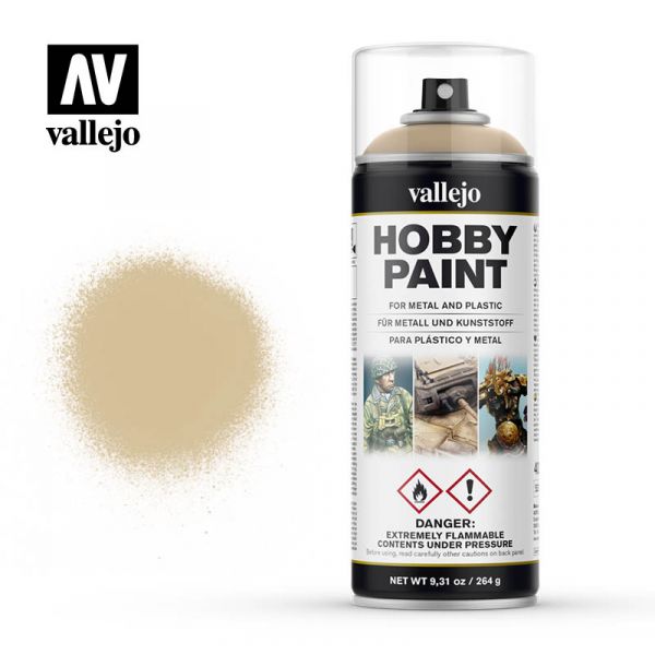 西班牙 Vallejo AV水性漆 HOBBY PAINT 28013 噴罐-骨白色-400ml 