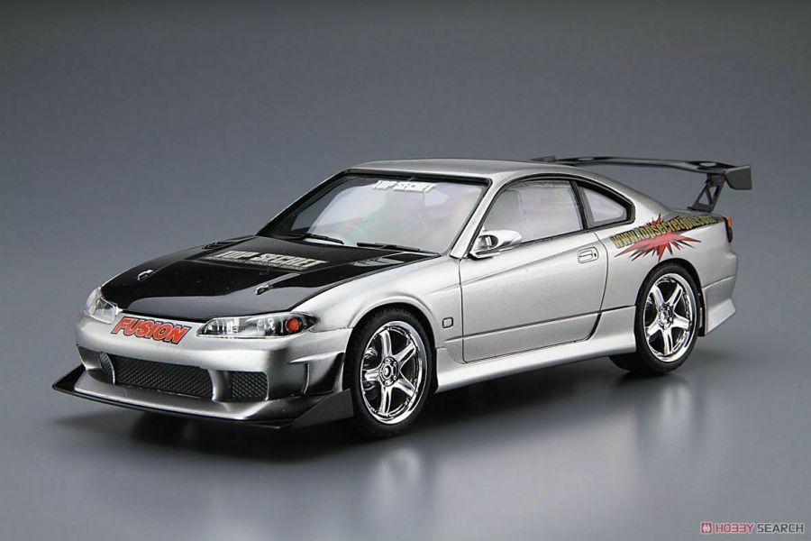 青島社 AOSHIMA 1/24 汽車模型 Nissan S15 Silvia 1999 Top Secret 組裝模型 