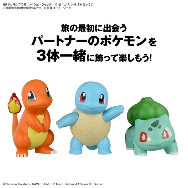 萬代 寶可夢 Pokémon PLAMO 收藏集 快組版!! 17 傑尼龜 組裝模型 