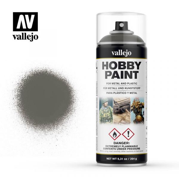 西班牙 Vallejo AV水性漆 HOBBY PAINT 28006 噴罐-德國原野灰-400ml 