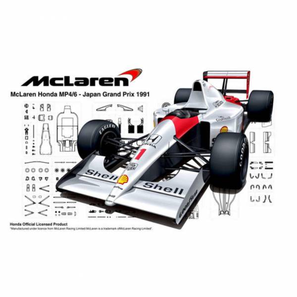 富士美 FUJIMI 1/20 汽車模型 GP-25 092133 McLaren Honda MP4/6 