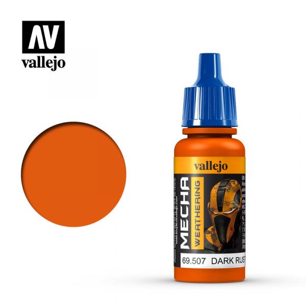西班牙 Vallejo AV水性漆 Mecha Color #507 深色生鏽漬洗劑 