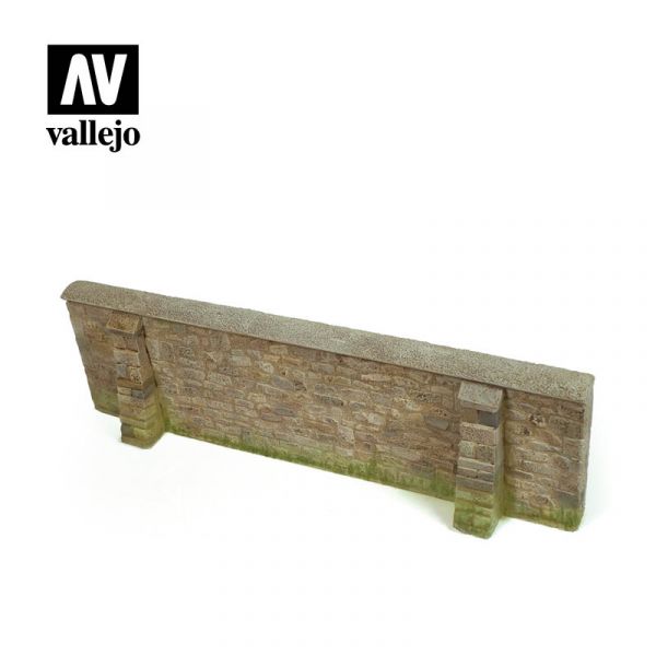西班牙 Vallejo SC109 造景系列 1/35 諾曼第村莊石牆 