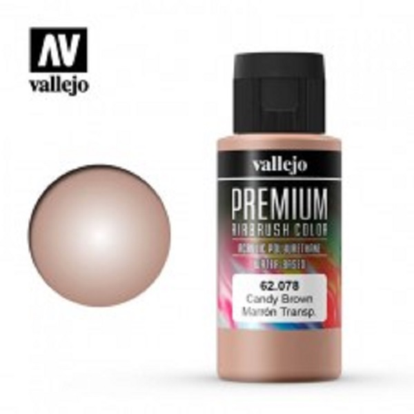 西班牙 Vallejo 高階色彩 Premium Color  62078- 透明棕 60 ml 