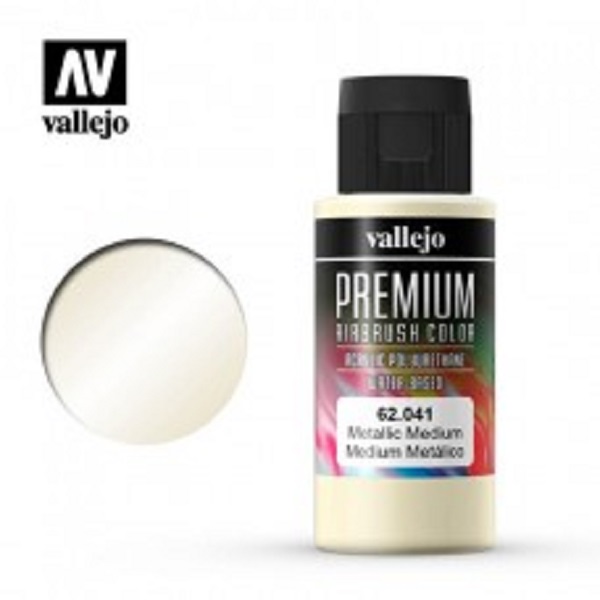西班牙 Vallejo 高階色彩 Premium Color  62041-  金屬介質 60 ml 