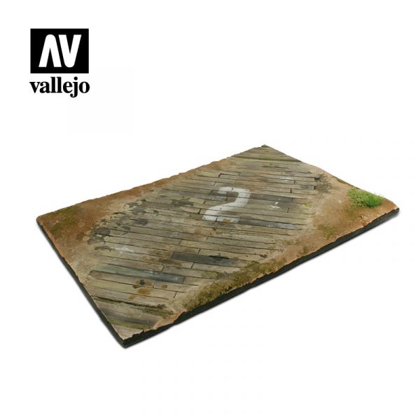 西班牙 Vallejo SC102 造景系列 1/35 木板機場地面 