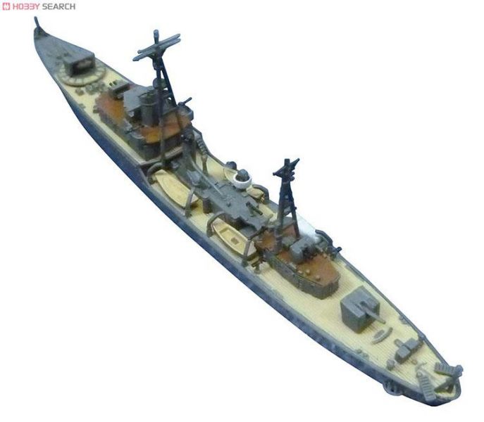 青島社 AOSHIMA #003695 1/700 WL#552 日本海軍 砲艦 宇治 組裝模型 