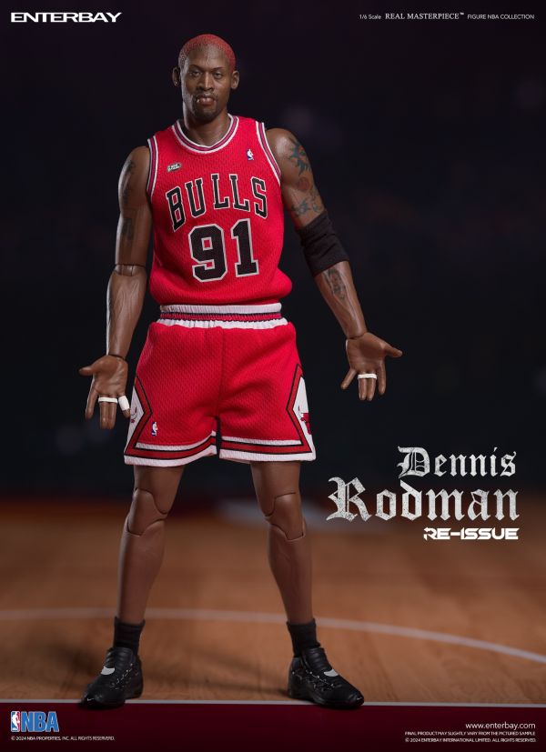 預購10-12月 EnterBay 1/6 RM-1059 NBA公牛隊 丹尼斯·羅德曼 限量復刻版 可動 