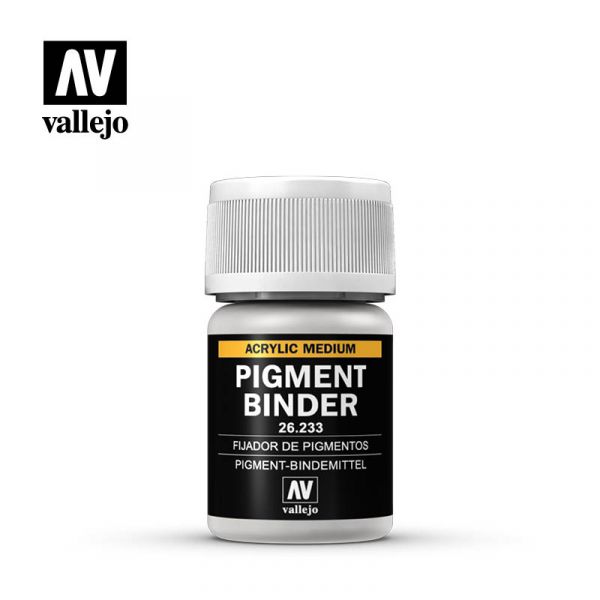 Acrylicos Vallejo - 26233 - 輔助溶劑 Auxiliary - 色粉黏合劑 Pigment Binder - 35 ml. 