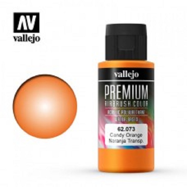 西班牙 Vallejo 高階色彩 Premium Color  62073- 透明橘色 60 ml 