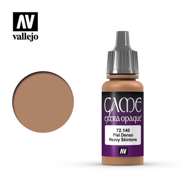 Acrylicos Vallejo -091 - 72140 - 遊戲色彩 Game Color - 重膚色（不透明漆） Heavy Skintone - 17 ml. 