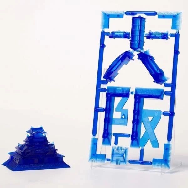 PLEX-POPY  大阪城 字體模型 (藍色) 