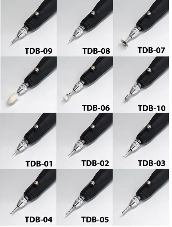 GIC 虎鑽 電動雕刻機 刀具 TDB-01~TDB-10 