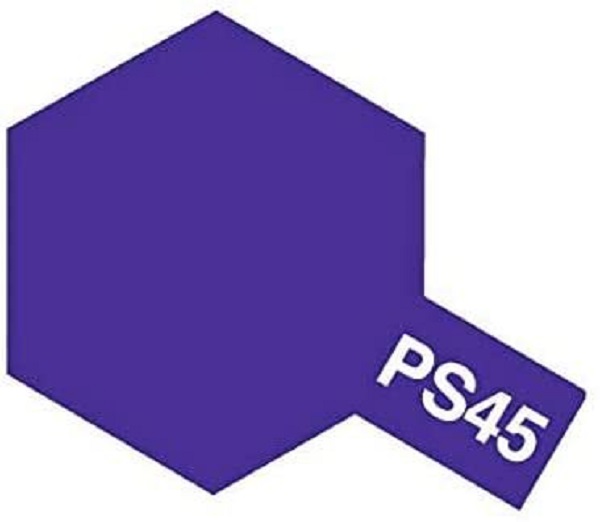田宮 TAMIYA  PS-45 半透明紫色 噴罐 (新配方 耐撞擊、高延展性 ) <硝基漆/100ml> 