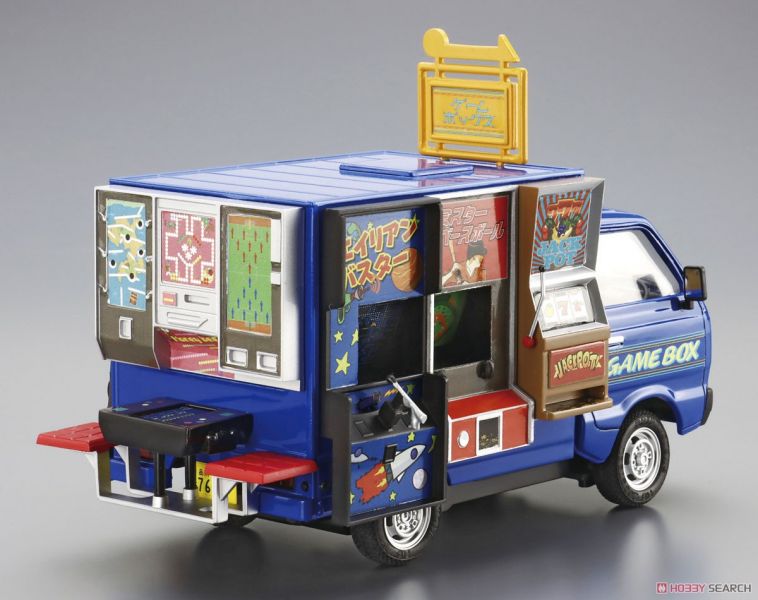 青島社 AOSHIMA 1/24 移動攤販#4 電玩車 組裝模型 