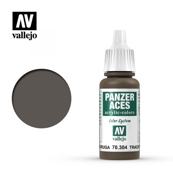  Acrylicos Vallejo - 70304 - 裝甲王牌 Panzer Aces - 履帶底色 Track Primer - 17 ml. 