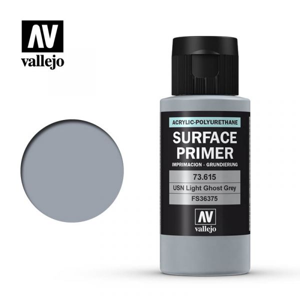 Acrylicos Vallejo - 73615 - 表面底漆 Surface Primer - 淺幽靈灰色 60ml 