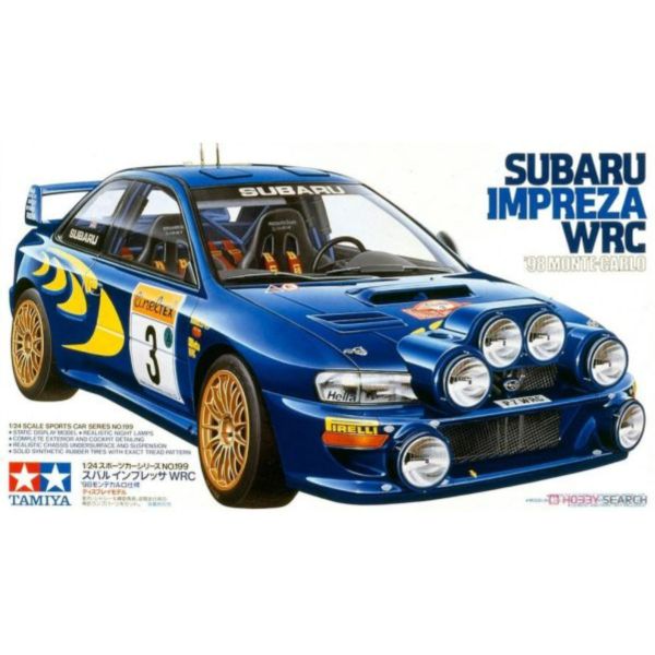 田宮 TAMIYA 24199 1/24 汽車模型 SUBARU IMPREZA WRC 98 MONTE CARLO 組裝模型 
