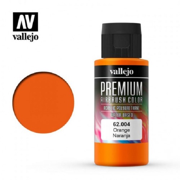 西班牙 Vallejo 高階色彩 Premium Color  62004-  橘色 60 ml 