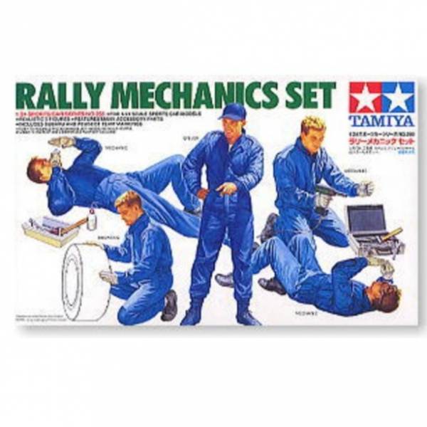 田宮 TAMIYA 1/24 賽車模型  SPORTS CAR SERIES NO.266 #24266 Rally Mechanics Set 維修人員組   