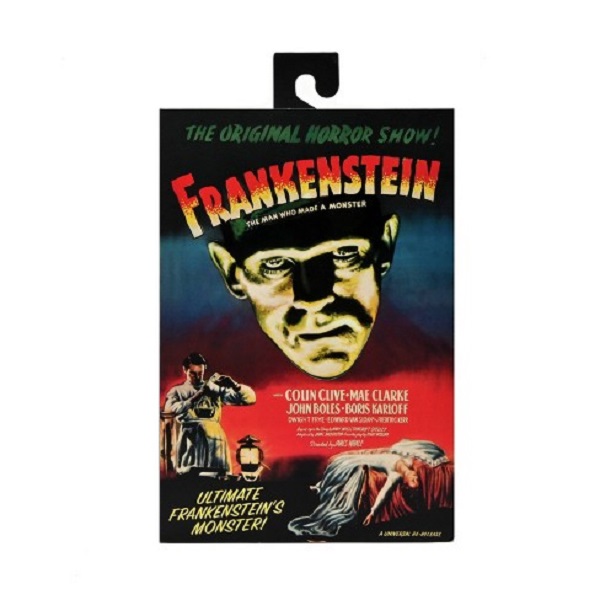 代理版 NECA 環球怪物 Frankenstein’s Monster 彩色 7吋 