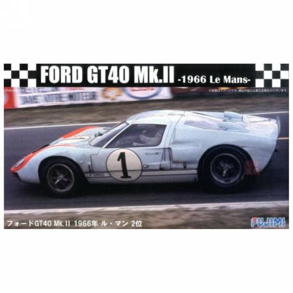 富士美 FUJIMI 1/24 #126043 RS32 Ford GT40 Mk-II 1966 利曼賽道 