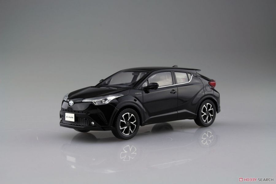 青島社 AOSHIMA 1/32 汽車模型 豐田 C-HR 黑色 (免膠免塗裝) 汽車模型 