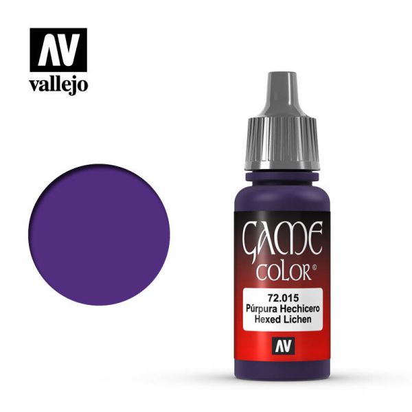 西班牙 Vallejo AV水性漆 遊戲色彩 72015 咒術紫色 17ml 