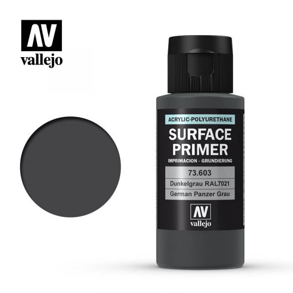 Acrylicos Vallejo - 73603 - 表面底漆 Surface Primer - 德國裝甲灰色 60ml 