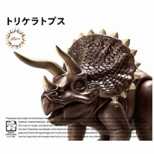 富士美 FUJIMI 自由研究2 恐龍編 Triceratops 三角龍 組裝模型 