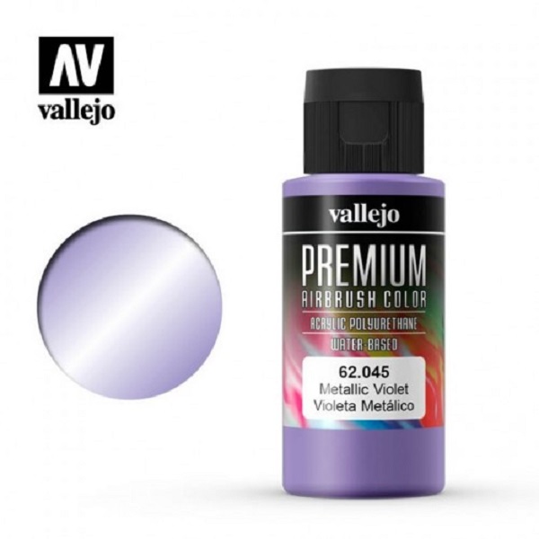 西班牙 Vallejo 高階色彩 Premium Color  62045-  金屬紫色 60 ml 