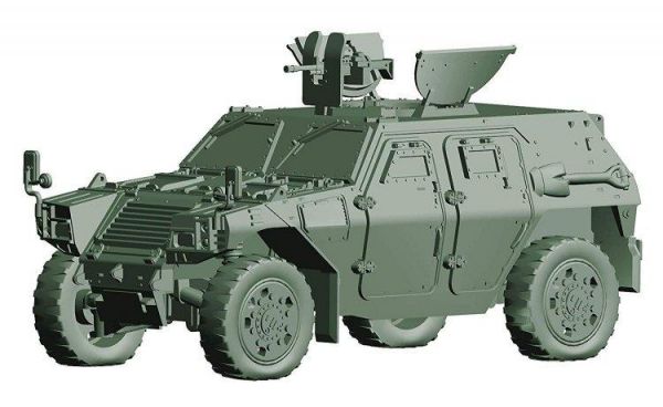 富士美 FUJIMI 1/72 汽車模型 722986 MI18 輕裝甲機動車(中隊長車機關槍搭載車) 