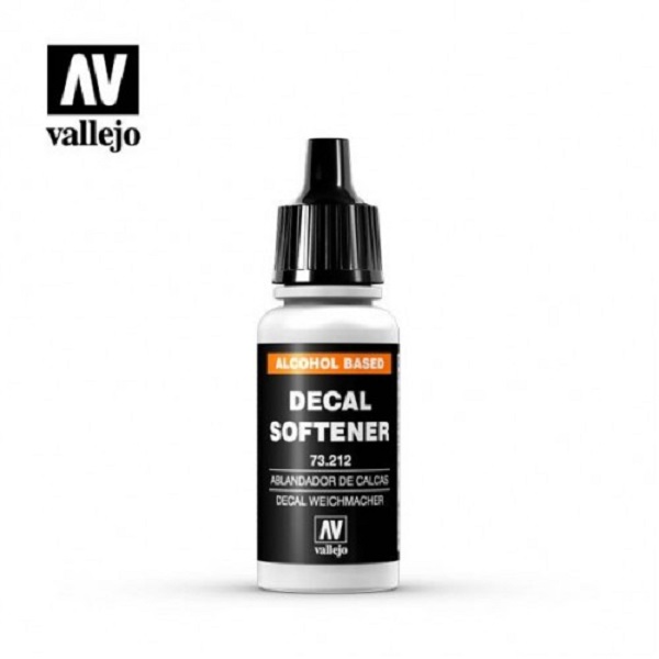 西班牙 Vallejo AV水性漆 Mecha Color 73212 輔助溶劑-貼紙軟化劑  17ml 