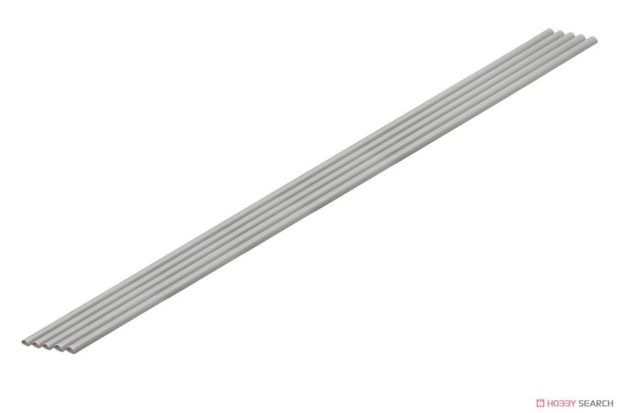 WAVE OM-451 塑膠材料 半圓管(灰) 1.5*3mm(5支入) 
