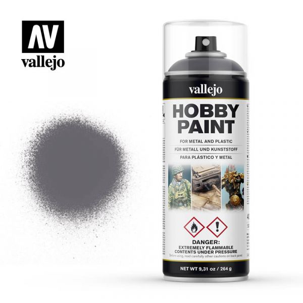 西班牙 Vallejo AV水性漆 HOBBY PAINT 28031 噴罐-槍鐵色-400ml 