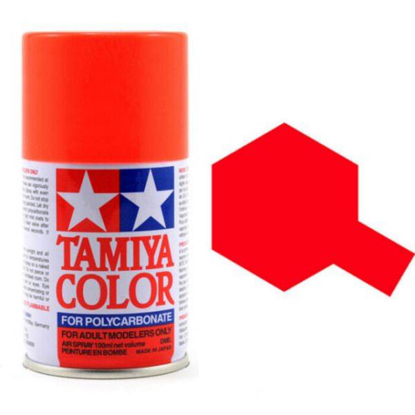 田宮 TAMIYA  PS-20 螢光紅色 噴罐 (新配方 耐撞擊、高延展性 ) <硝基漆/100ml> 