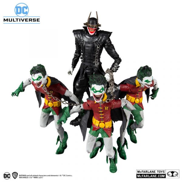 麥法蘭 代理版 DC Multiverse 大笑蝙蝠 地球22號 羅賓 4入組 無情者 